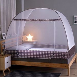 Draagbare Single-Deur Vouwen Klamboe Automatische Pop Up Installatie-Gratis Netting Tent Ademend Babe Bed Tent Thuis decor