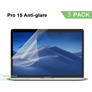 3 Stks/partij Anti Glare(Mat) screen Protector Voor Mac Book Pro 15 Inch Model A1707 A1990 Macbook Pro 15 Screen Protector