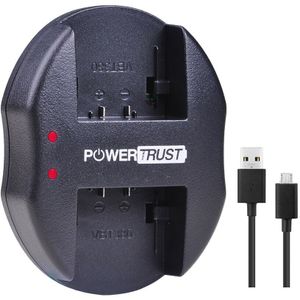 PowerTrust VW-VBT190 VW-VBT380 VBT190 Batterij Dual Charger voor Panasonic HC-V720, HC-V727, HC-V730, HC-V750, HC-V757, HC-V760, HC-V770