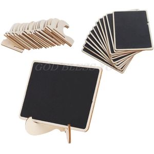 12 Mini Schoolbord Plaats Kaarthouder Schildersezel Wedding Party Krijtbord Tafel Nummer