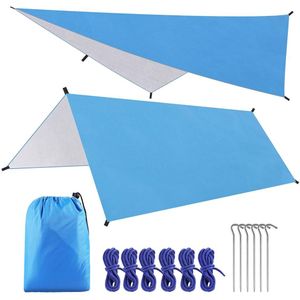 Ultralight Outdoor Ultralight Outdoor Draagbare Regen Tarp Luifel Opknoping Tent Multifunctionele Tent Opvouwbare Uv Proof Waterp