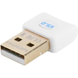Usb Bluetooth 5.0 Dongle Adapter Met Cd Ingebouwde Driver Voor Bluetooth Apparaten Toepassing Op Windows 7/8/10/Vista/Xp Mac