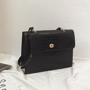 Office Lady Alligator Handtas Lederen Zakelijke Schoudertas Tote Krokodil Patroon Zakelijke Sling Bag Crossbody Handtas Grote