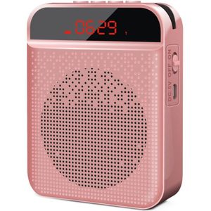 Megafoon Draagbare 5W Fm Voice Versterker Leraar Microfoon Luidspreker Met MP3 Speler Fm Radio Usb Opladen Voor Teaching Meeting