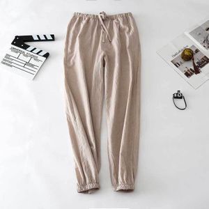 Fdfklak Pijama Hombre Katoen Linnen Losse Mannen Lente Herfst Pyjamabroek Casual 2022 Nachtkleding Broek Voor Man Broek