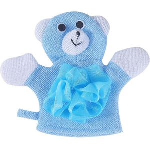 Kids Body Scrubber Bad Brushexfoliating Spons Cartoon Dierlijke Vorm Douche Handschoenen Skin Cleaner Schoonmaak Tool Voor Kinderen
