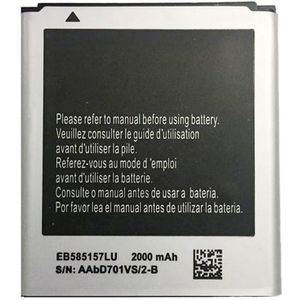 Vervangende Batterij EB585157LU Voor Samsung Galaxy Beam I8530 I8558 I8550 I8552 I869 I437 G3589 Core 2 G355 G355H Win 2000 Mah