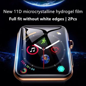 Screen Protector Voor Apple Horloge Serie 6 5 4 44Mm 40Mm Hydrogel Film Voor Iwatch 2 3 Volledige dekking Film 38Mm 42Mm Niet Glas Film