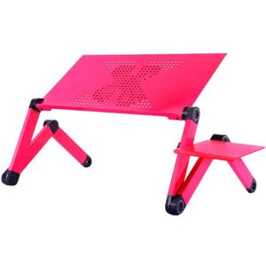 360 Graden Aluminium Passen Hoogte Laptop Notebook Bureau Tafel + Cooling Fan + Muismat Ergonomische Draagbare TV Bed Laptop bureau