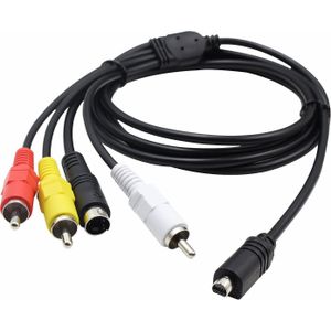 Av A/V Tv Video Kabel Cord Lead Voor Sony Camcorder Handycam DCR-HC94 HC96 HC1000