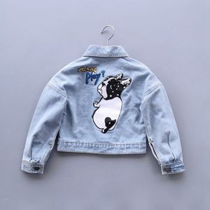 3-9T Kinderen Jassen Denim Jassen Lente Herfst Jongens Meisjes Jeans Jassen Denim Bovenkleding Kinderen Kleding Kinderkleding