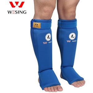 Wesing Strijd Gear Muay Thai Greaves En Wreef Kickboxing Beschermende Training Sparring Shin Guards 1 Paar