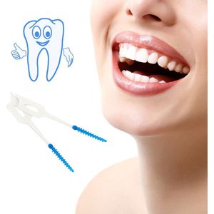 Hilife Tandvlees Interdentale Borstel Oral Care Tandenstokers Zachte Borstel Massage Tandvlees 40 Stks/pak Dental Floss Tanden Stok Tandenstoker