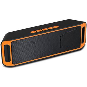 SC208 Bluetooth Usb Aux Speaker Draagbare Outdoor Luidspreker Draadloze Mini Column Stereo Muziekspeler Ondersteuning Fm Tfcard Bass Box