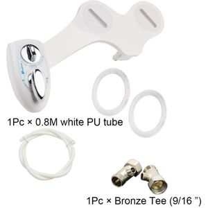 Dual Nozzle Enkel Koud Water Niet-Elektrische Mechanische Wc Bidet