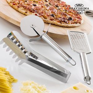 Bravissima Keuken Pizza En Pasta Gebruiksvoorwerpen (3 Stuks)