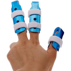 1 stks Pijnbestrijding Vinger Spalk Brace Ondersteuning Voor Vinger Breuk Rechttrekken Gebogen gebogen Gezamenlijke Verstuiking Gezondheidszorg Tool #258781