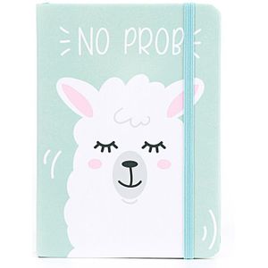 A7 Lichtblauw Mooie Cartoon Baby Alpaca Notebook Daily Voor Kinderen Notepad Leuke Briefpapier Kantoor Schoolbenodigdheden
