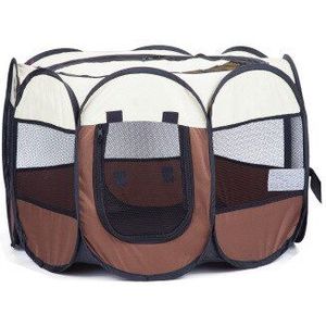 Draagbare Huisdier Hond Kinderbox Tent Krat Kamer Opvouwbare Puppy Oefening Kat Kooi Waterdichte Outdoor Tent Huizen Voor Honden Octagon Hek