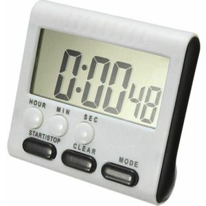 Lcd Digitale Scherm Kookwekker Vierkante Koken Magneet Temporizador Countdown Count Up Gadget Kithen Wekker C4B2