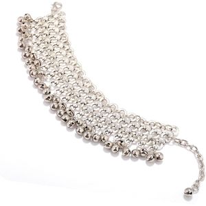 Crystal Anklet Bracelet Rhinestone Tassel Anklet Chain Foot Jewelry for Women Barefoot Sandals Wedding Accessories