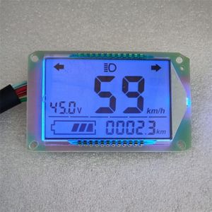 LCD display multifunctionele Elektrische fiets 48v60v72v horloge core display elektrische motorfiets voltmeter snelheidsmeter