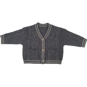 Pasgeboren Baby Jongens Meisjes Vest Trui Herfst En Winter Streep Jacquard Breien Uitloper Koreaanse Kinderkleding Kerst