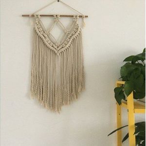 Macrame In Tapestry Hand Geweven Mexicaanse Thuis Decoratie Muur Opknoping Wandtapijten Nordic Stijl Huis En Art Bruiloft Wanddecoratie