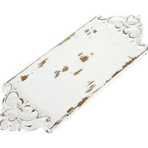 Carving Houten Bord Lade Vintage Wit Stijl Handgemaakte Dessertbord Taart Tafel Decoratie Koffie Coaster Thee Mat