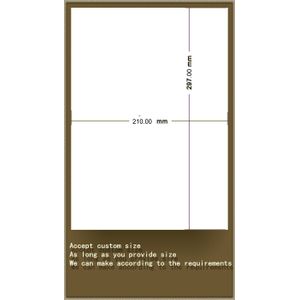 Handgeschreven papier tags A4 Wit Zelfklevend Kan worden gescheurd Peeling Printable Sticker Papier Voor Inkjet Printer TM-C3520