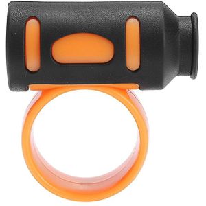2 Stks/partij Drum Stick Controller Clips Abs + Siliconen Materiaal Drumsticks Accessoires Handvat Grip Klem Zwart/Oranje Kleur