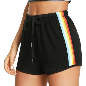 Sport Shorts Dames Hoge Taille Yoga Streep Fitness Yoga Shorts Sport Shorts Voor Vrouwen Korte Workout Legging Sportkleding #15