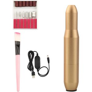 Nail Boor Machine 35000 Rpm Elektrische Manicure Machine Set Usb Draagbare Nail Boor Pen Pedicure Boor Keramische Nail File Gereedschap