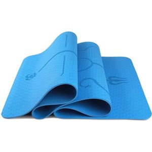 1830*610*6 Mmtpe Yoga Mat Milieu Smaakloos Antislip Sport Fitness Yoga Mat Voor Beginner fitness Gymnastiek Mat