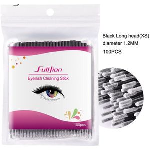 Schoonmaken Cosmetische Katoen Stok 100 Stuks Wegwerp Materialen Wimpers Applicators Lip Wimper Borstel Hisopo de algodon PD
