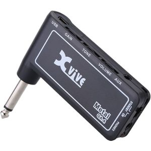 Xvive GA3/GA4/GA5 Classic Rock Mini Draagbare Oplaadbare Elektrische Gitaar Plug Headphone Amp Versterker