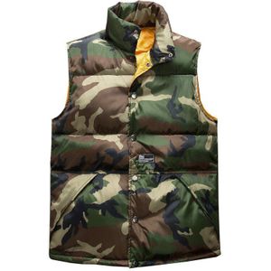 Winter Camouflage Vest Mannen Vest Herfst Mannelijke Uitloper Katoen Gewatteerde Vest Mouwloze Jas En Coast Warm Vest 3XL