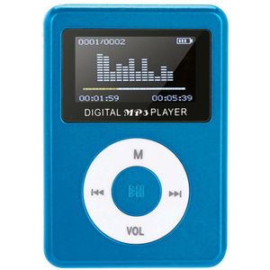 Draagbare Usb Mini MP3 Speler Lcd-scherm Ondersteuning 32Gb Micro Sd Tf Card Speaker Stijlvolle Sport muziekspeler