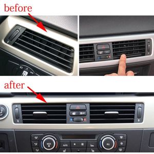 Auto Voorste Rij Airconditioning Panel Aanpassing Stuk Outlet Vent Grille Voor Bmw 3 Serie E90 2005 2006 2007