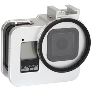 Aluminium Beschermhoes Voor Gopro Hero 8 Black Metal Case Frame Kooi + Uv Lens Filter Voor Go Pro 8 Camera Accessoires