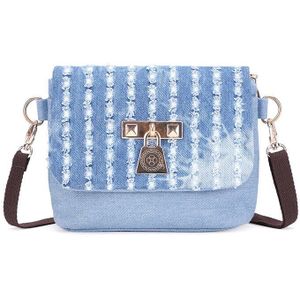 Gykaeo Zomer Straat Toevallige Vrouwen Messenger Tassen Handtassen Vrouwen Bekende Merken Kleine Zachte Denim Gat Schoudertas Dag Clutch