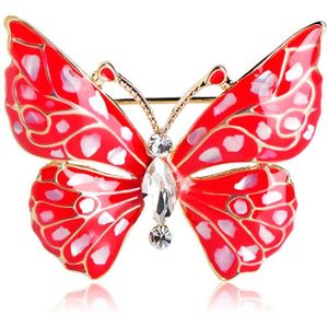 Blucome Mode Blauwe Vlinder Broche Kleding Accessoires Goud-Kleur Abalone Shell Insect Broches Sieraden Pins Voor Pak Jurk