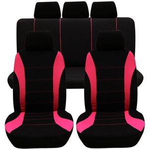 9 Stks/set Auto Seat Cover Comfortabele Stofdicht Seat Protector Universele Volledige Seat Pad Cover