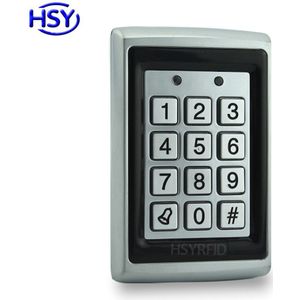Metal Case Standalone Keypad Toegangscontrole RFID Proximity ID EM Card Keytags Enkele Deur Toetsenbord Controller systeem