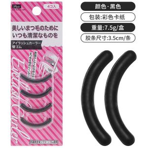 4Pcs Wimperkruller Vervanging Pads Universal Soort Curling Hoge Elastische Rubber Pad Gezicht Schoonheid Wimperkruller Vervanging Tool