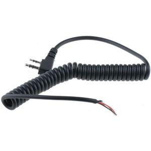 4-Wire Speaker Mic Kabel Voor Baofeng UV5R/Kenwood TK370/Linton Yty Walkie Talkie