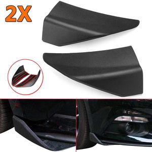 Een Paar Auto Voorbumper Splitter Lip Kin Spoiler Diffuser Winglets Protector Voor Voor Ford Mustang abs Plastic