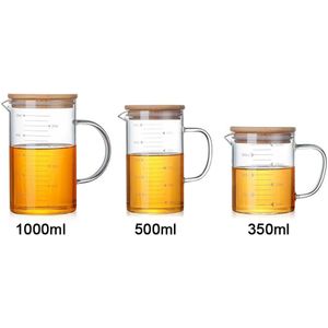 350 Ml-1000 Ml Glas Transparant Maatbeker Koken Gereedschap Container Maatbeker Vloeibare Bakvormen Keuken Accessoires