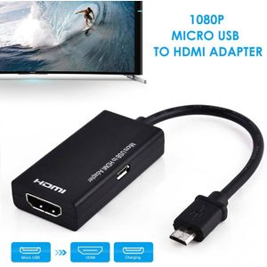 SOONHUA Micro USB Naar HDMI Converter Adapter Voor TV 1080 p HD Audio Video HDMI Kabel Voor Samsung Huawei Android telefoon Tablet