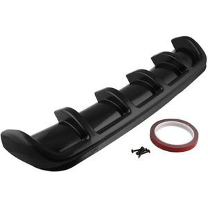 Universal Car Rear Bumper Lip Diffuser 7Fin Haaienvin Stijl Auto Bumper Spoiler Lip Spliter Auto-Styling Abs plastic Voor Elke